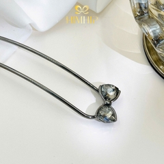 Trâm Cài Tóc HimHip HKCC Nơ Phale Viền HKCC 12x2.5cm Kèm Hộp Phụ Kiện Áo Dài