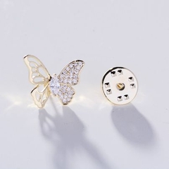 Pin Cài Áo HimHip Bướm Cánh Đá Sang Trọng HKCC Đính Phale 2*1,5cm