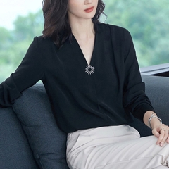 Trâm, Ghim Cài Áo HimHip Vòng Tròn Cánh Thưa Thanh Lịch HKCC Đính Phale 3,5cm