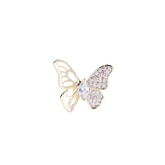 Pin Cài Áo HimHip Bướm Cánh Đá Sang Trọng HKCC Đính Phale 2*1,5cm