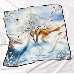 Khăn Lụa Cao Cấp HimHip 65x65cm Khăn Quàng Quà Tặng Khăn