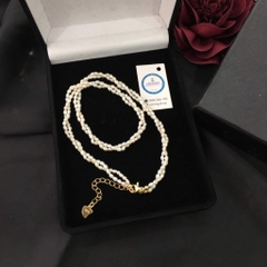 [Thiết kế] Vòng cổ ngọc trai 4mm 4in1 cao cấp 38cm+5cm (Không Kèm Túi Hộp)