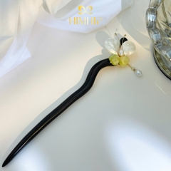 Trâm Cài Tóc HimHip Bích Điệp Dị Châu 18cm Kèm Hộp Phụ Kiện Áo Dài