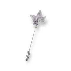 Trâm, Ghim Cài Xiên HimHip Lá Phong Sang Trọng HKCC Đính Phale 2.2x5-7.5cm