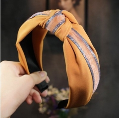 Bờm HimHip Vải Viền Kim Tuyến Bản To Thanh Lịch 3cm