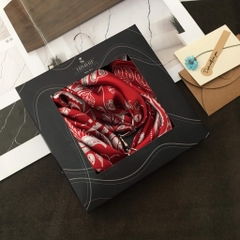 Set Quà Himhip Khăn Lụa Cao Cấp 65*65cm & Cài Khăn Kèm Túi Hộp Thiệp - 132