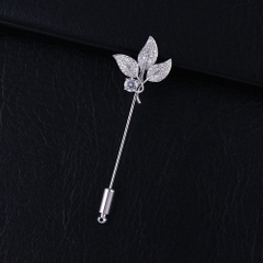 Trâm, Ghim Cài Xiên HimHip Lá Phong Sang Trọng HKCC Đính Phale 2.2x5-7.5cm