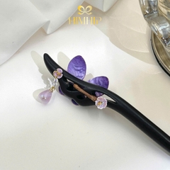 Trâm Cài Tóc HimHip Điệp Tử Ngọc Châu 18cm Kèm Hộp Phụ Kiện Áo Dài