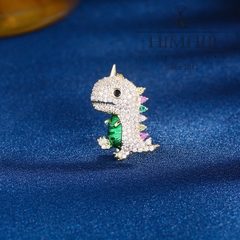 Trâm, Ghim Cài HimHip Khủng Long Nhỏ HKCC Đính Phale 1,6*2,5cm