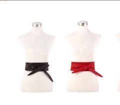 Dây Lưng HimHip Da PU Tự Thắt Nơ Cá Tính 3.4-9.7x218cm