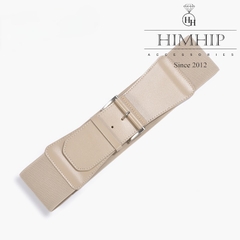 Dây Lưng HimHip Da Thật Phối Chun Thanh Lịch 7.3x84cm