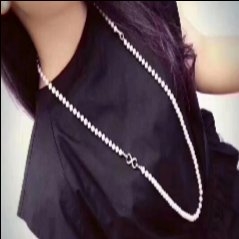 [Thiết Kế] Vòng Cổ HimHip Tinh Thể Ngọc Trai Mặt Khóa Số 8 Đính Phale Sang Trọng 48+0cm
