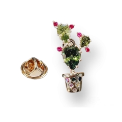 Pin Cài Áo HimHip Xương Rồng Nhỏ Đáng Yêu HKCC Đính Phale 1*2,5cm