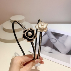 Bờm HimHip Charm Hoa Hồng Viền Trai Mix Phale Sang Trọng 0.7cm