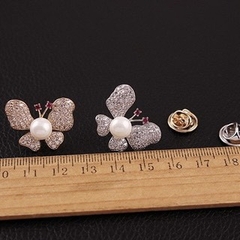 Pin Cài Áo HimHip Bướm Cánh Sang Trọng HKCC Mix Trai 2*2,5cm