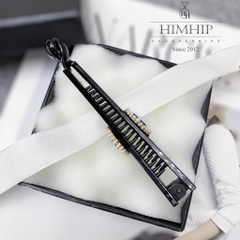 Kẹp Móc Dọc HimHip Composite Mặt Tượng Phối Chữ Thanh Lịch 1.2x10cm