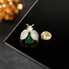 Pin Cài Áo HimHip Bọ Cánh Vàng Sang Trọng HKCC Đính Phale 1,8cm