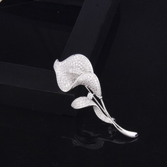 Trâm, Ghim Cài Áo HimHip Hoa Vân Môn Thanh Lịch HKCC Đính Phale 2,5*6,5cm