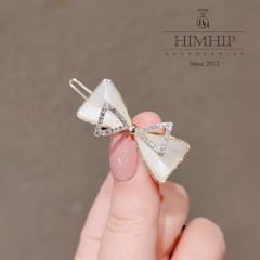Kẹp Mái HimHip Đính Đá Phale Hình Chiếc Nơ Xinh Xắn 2x5cm