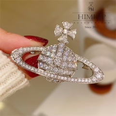 Trâm, Ghim Cài Áo HimHip Vũ Trụ Sang Trọng HKCC Đính Phale 3,3*4,9cm