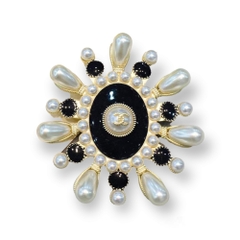 Trâm, Ghim Cài Áo HimHip Chữ X Nhỏ Mặt Tròn Thanh Lịch HKCC Mix Trai 6cm