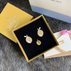 Set Hoa Tai Kèm Pin Cài Áo Sầu Riêng Đáng Yêu