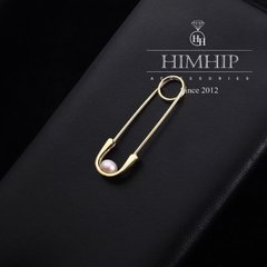 Trâm, Ghim Cài Kim Băng HimHip Kiểu Dáng Cổ Điển HKCC Mix Trai 1x4.5cm