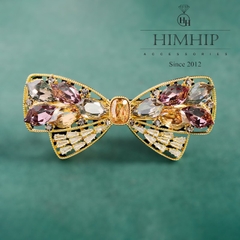 Kẹp Bấm HimHip HKCC Đính Phale Nơ Sang Trọng 3x7cm