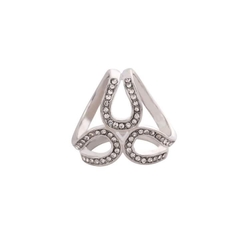 Cài Khăn 4 Chấu HimHip Size To Mặt Chụm Đá Sang Trọng HKCC Đính Phale 2cm