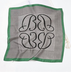 Set Quà Himhip Khăn Lụa Vuông 53x53cm & Cài Áo Kèm Túi Hộp Thiệp  - 45