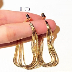 Khuyên Tai Dài HimHip Kết Sợi Sang Trọng HKCC 0.5x5cm