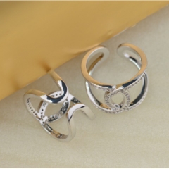 Cài Khăn Ống HimHip Size Nhỏ Chữ X Hở Thanh Lịch HKCC Đính Phale 2*2cm
