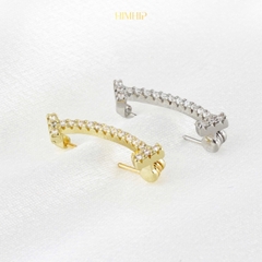 Trâm, Ghim Cài Xiên HimHip Mặt Cười Sang Trọng HKCC Đính Phale 0.5x2.3cm HPBD