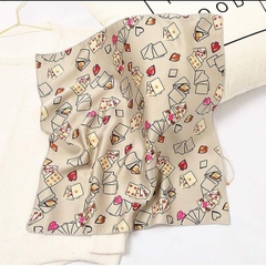 Khăn Lụa Thời Trang HimHip 50x50cm Khăn Quàng Quà Tặng Khăn