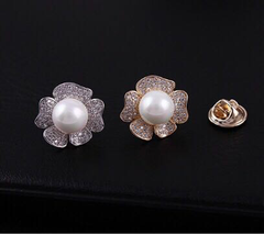 Pin Cài Áo HimHip Hoa Nhụy Trai To Sang Trọng HKCC Đính Phale 2cm