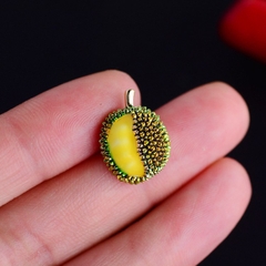 Pin Cài Áo HimHip Trái Sầu Riêng Đáng Yêu HKCC Phủ Bóng 1,2*1,7cm