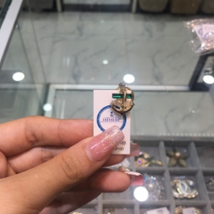 Pin Cài Áo HimHip Mỏ Neo Cá Tính HKCC Đính Phale 1x1.5cm