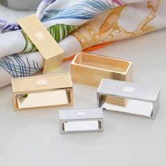 Cài Khăn Ống HimHip Size Nhỏ Hình Hộp Chữ Nhật Thanh Lịch HKCC 2.5x1cm