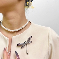 Set Quà HimHip Khuyên Tai & Cài Áo Kèm Túi Hộp Thiệp - 296