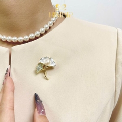 Set Quà HimHip Khuyên Tai & Cài Áo Kèm Túi Hộp Thiệp - 299