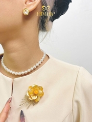 Set Quà HimHip Khuyên Tai & Cài Áo Kèm Túi Hộp Thiệp - 300