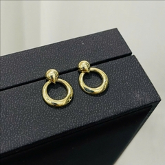 Khuyên Tai Ngắn HimHip HKCC Tròn Nhỏ Thanh Lịch 1.7*1.3cm