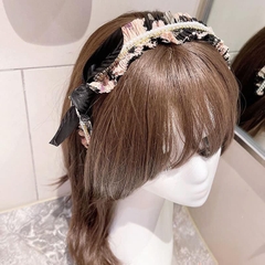 Bờm HimHip Vải Nhún Đính Dải Trai Thanh Lịch 4cm