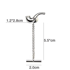 Pin Cài Áo HimHip Tẩu Thuốc Cá Tính HKCC Đính Phale 1.3x2.8cm