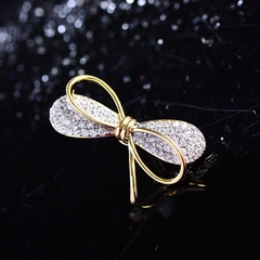 Pin Cài Áo HimHip Thắt Nơ Vàng Thanh Lịch HKCC Đính Phale 2.5cm