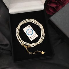 [Thiết kế] Vòng cổ ngọc trai 4mm 4in1 cao cấp 38cm+5cm (Không Kèm Túi Hộp)