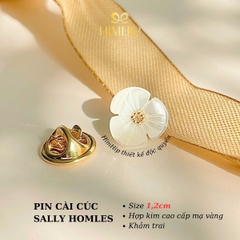 [Thiết Kế] Pin Cài Cúc HimHip HKCC Hoa Đơn Sally 1.2cm
