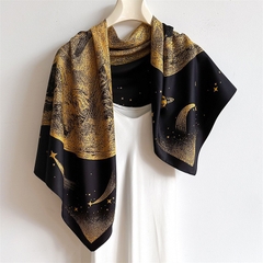 Khăn Lụa Cotton Khổ Vuông 90*90cm - 45