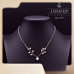 Vòng Cổ HimHim Trai Thật Mặt Hươu Sang Trọng 44+6cm