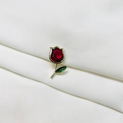 Pin Cài Áo HimHip Bông Hoa Tulip Nhỏ Sang Trọng HKCC Đính Phale 2,3*1,5cm